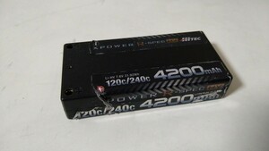 HiTEC (ハイテック) Li-HV ショートリポバッテリー XPOWER R-SPEC 7.6V 4200mAh