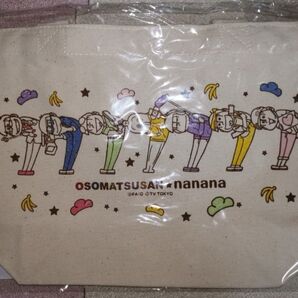 新品未開封 おそ松さん ナナナ コラボ ランチトートバッグ おそ松 カラ松 チョロ松 一松 十四松 トド松 テレビ東京 テレ東