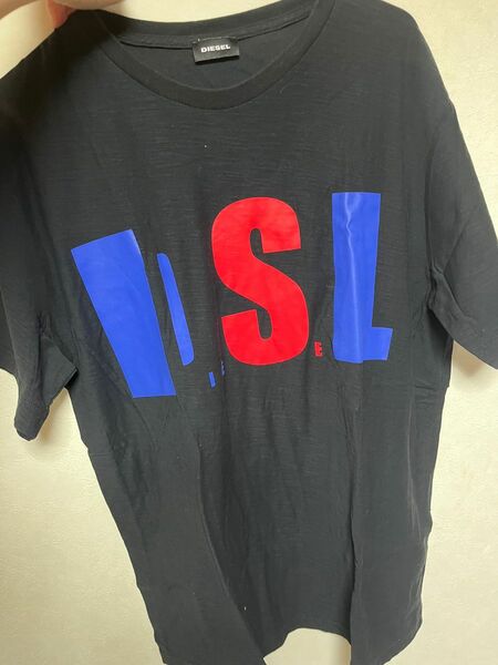 diesel Tシャツ ブラック 黒　L