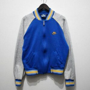 NIKEナイキ 80s スウェットブルゾン M 紺タグ