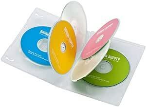 サンワサプライ(Sanwa Supply) DVDトールケース(6枚収納・10枚セット・クリア) DVD-TN6-10CL