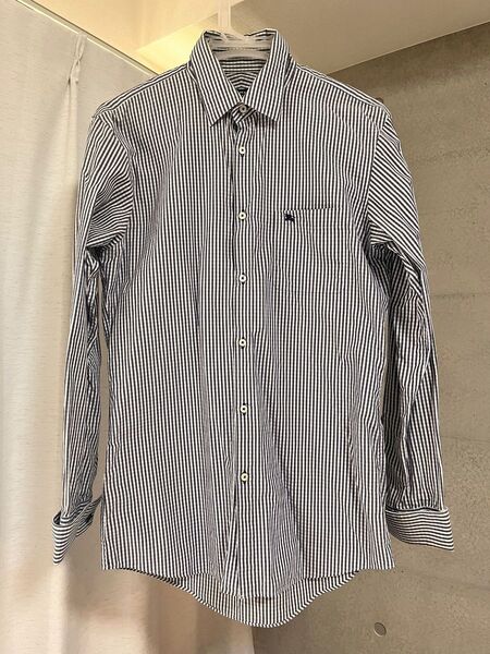 BURBERRY バーバリーチェック シャツ 長袖 ブルー 39サイズ Mサイズ