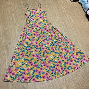 ワンピース 花柄 ノースリーブ ロングワンピース レディース