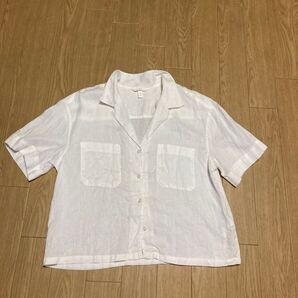 h&m ホワイト シャツ 半袖