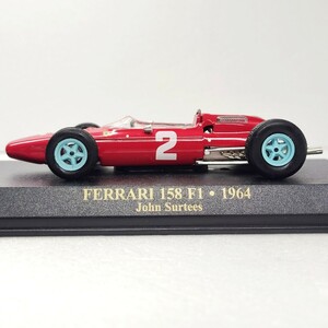 1/43 IXO フェラーリ 158 F1 1964 John Surtees フォーミュラ レースカー イタリア Ferrari 昭和の名車 クラシック 2番 1円〜 1円 060810