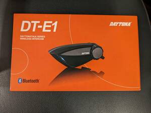Daytona デイトナ DT-E1 インカム 動作確認済み中古 無線 バイクツーリング　4人通話　最大800m　使用回数10回程度