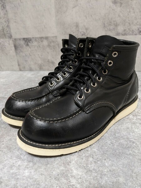 USA製　レッドウィング RED WING 8179 モックトゥ ワークブーツ ブラック 黒 US8 26cm OSAGARI