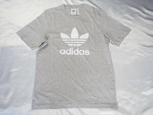 送料185円～新品◆adidas originals◆アディダスオリジナルス◆トレフォイル◆TREFOIL T-SHIRT◆グレー◆XL