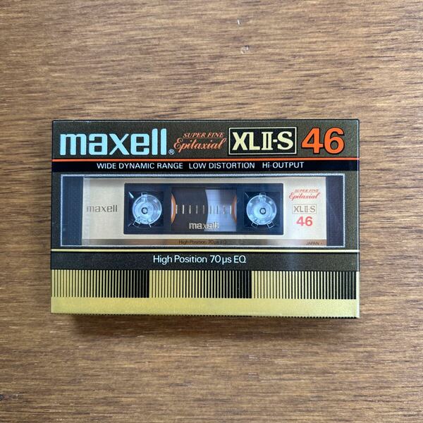 未使用品　maxell XLII-S 46 カセットテープ