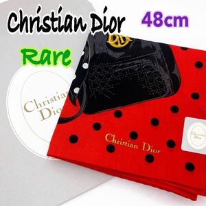 Christian Dior クリスチャンディオール　ハンカチ　スカーフ　新品未使用品　レアデザイン　バッグ柄　本物保証