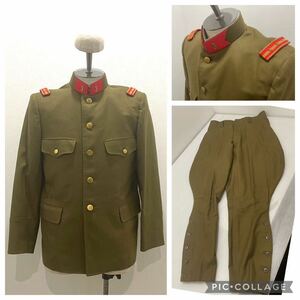 D(0607s1)☆1円スタート！ レプリカ 大日本帝国陸軍 昭五式将校軍衣袴 旧日本陸軍 軍服 上下組 上着 スラックス コスプレ 衣装 ミリタリー 