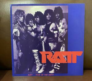 RATT ラット　激レア　Year Of The Ratt 米盤　非売品　　希少　プロモ盤　US盤　レコード　2枚組　Lp　白ラベル