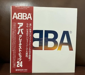 アバ　 レコード　　LP グレイテスト　ヒッツ24