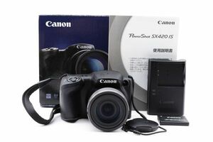 【箱付き・美品】 Canon キヤノン PowerShot SX420 IS キャノン コンパクト デジタルカメラ Wi-Fi付き！ #1537