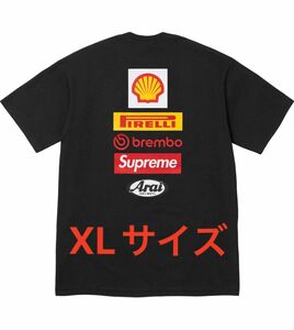 Supreme x Ducati Logos Tee "Black"