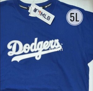 ドジャース Tシャツ 5Lサイズ メンズ MLB ロサンゼルス 半袖 メジャーリーグ ロサンゼルスドジャース 大きいサイズ
