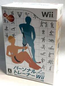 未開封◇Wii　パーソナルトレーナー　専用レッグストラップ&レジスタンスバンド同梱