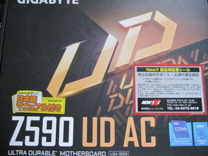  Giga bite Z590 UD AC Z590 LGA1200 DDR4 USB3.2 SATA6Gb/s