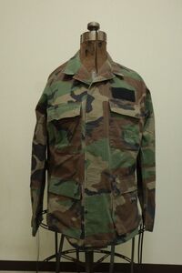 Sam 1941 80s 90s 米軍 ウッドランド BDU ジャケット 中期 ノンリップ ウッドランド 軍用 軍物 軍モノ ミリタリー ビンテージ