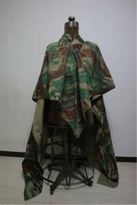 sam 1453 60s France army triangle tent seat Lizard duck camouflage poncho Vintage army mono army thing military 