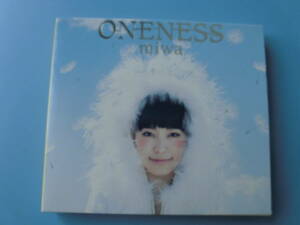 中古ＣＤ◎miwa　ＯＮＥＮＥＳＳ◎１４曲収録・DVD（横浜アリーナライブダイジェスト）付　２枚組