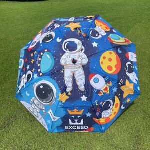 新品　未使用　ゴルフ　傘　雨傘　晴雨兼用　日傘　直径135cm　EXceed gf103