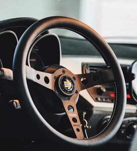  car steering wheel Prototipo black race exclusive use 350mm(14 -inch ) steering gear sport steering wheel drift MOMO manner FXP11
