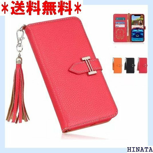 iPhone 12/iphone 12pro ケース アイフォン12pro 手帳ケース 6.1inch 赤い色 377