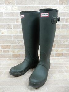 1 jpy ~!! HUNTER/ Hunter ORIGINAL TALL rain boots / boots UK6 US7M/8F EU39 / W23499 [8123y1]