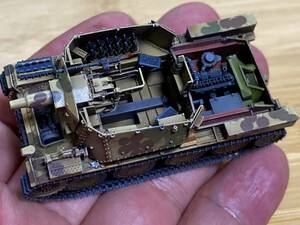 1/72 38式偵察戦車（Aufklarungspanzer 38(t) mit 7.5cm） フルインテリア フルキット[3Dプリンタキット]（上級者向け 練習用パーツ付）