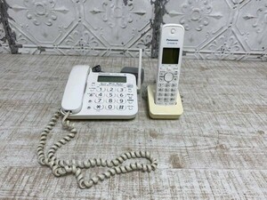 ★a-204　パナソニック Panasonic コードレス電話機 VE-GD21-W KX-FKD401-w 電話機