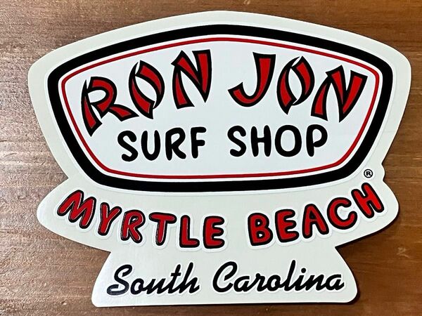 新品未使用品 RON JON MYRTLE BEACH South Carolina ステッカー