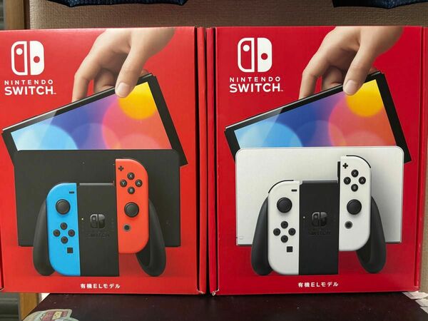 Nintendo Switch 有機ELモデル ホワイト　ネオンブルー　ネオンレッド