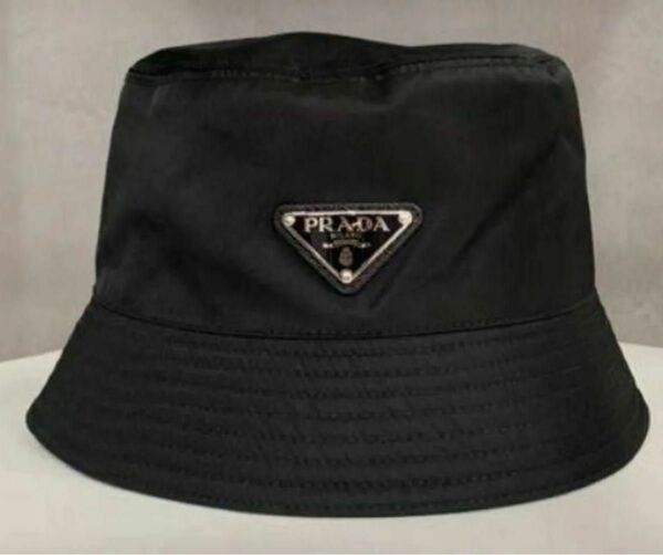 バケットハット　帽子　新品未使用品　タグあり ブラック ナイロン 黒　 ナイロン ブラック