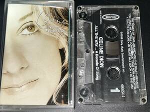 Celine Dion / All The Way...A Decade Of Song import cassette tape 
