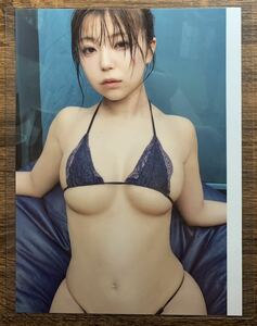 【厚手ラミネート加工】もも　バーレスク　水着　A4変サイズ　雑誌切り抜き 6ページ Flash 202406 11【グラビア】-g13 0604