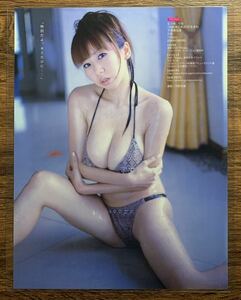 [ thick laminate processing ] summer eyes .. swimsuit A4 change size magazine scraps 3 page EX MAX 2008 07[ gravure ]-h8 0602