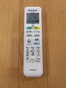 【 DAIKIN・ダイキン 】エアコン用 リモコン ARC 478 A 105 『 中古品・使用期間1ヶ月 』