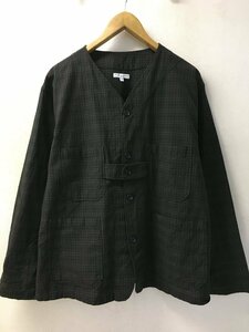 ◆Engineered Garments エンジニアードガーメンツ チェック カーディガン ジャケット Cardigan Jacket Pintuck Small Plaid サイズM 美