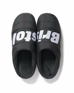 ◆◆F.C.R.B × SUBU 23aw 新品タグ付き F.C.Real Bristol SUBU BRISTOL SANDALS ロゴ刺繍 サンダル 中綿 スリッパ 黒 サイズ8-9