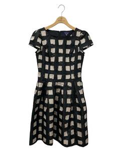 エムズグレイシー Check Jacquard Dress 811525 ワンピース 40 ブラック チェック IT6N992AWQIQ