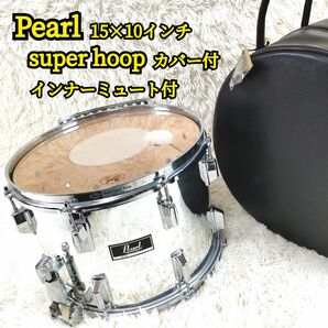 Pearl パール super hoop スーパーフープ スネアドラム マーチング インナーミュート カバー チューニングキー 