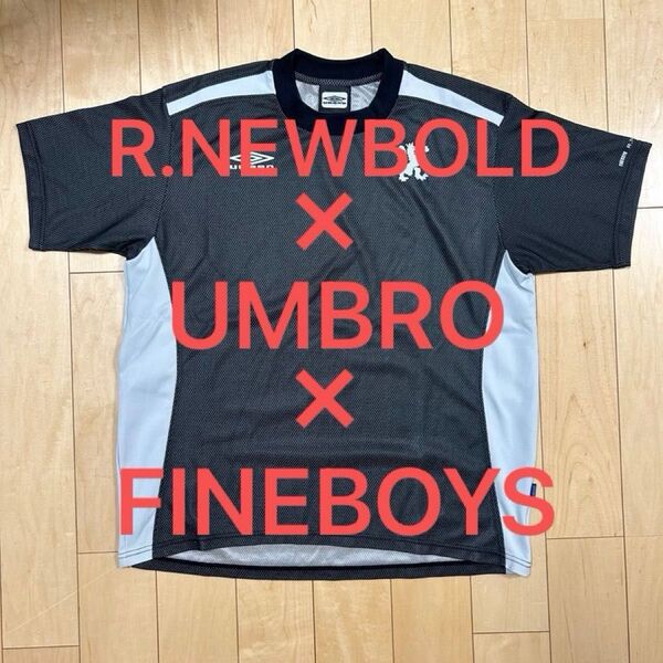 【非売品】R.NEWBOLD × UMBRO × FINEBOYS トリプルネーム サッカーシャツ