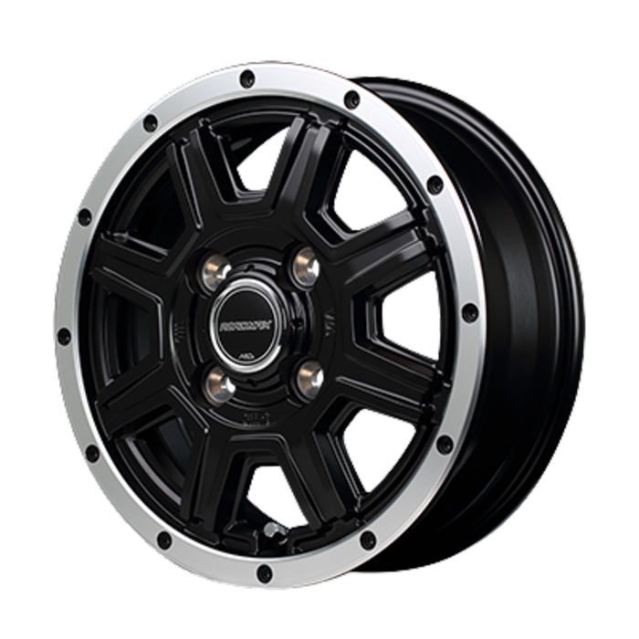 業販品 TOYO NANOENERGY 3 155/65R14 ROADMAX WF-8 フランジポリッシュ 14インチ 4.5J+43 4H-100 4本