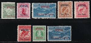  I tsutaki( New Zealand stamp ..)1903-11 year ( not yet )8 kind 