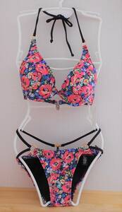 [ new goods ] lady's bikini 9M size made in Japan swimsuit halter-neck special price 