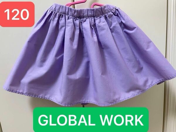 GLOBAL WORK 女の子　スカート　インナーパンツ付き