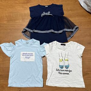 Bee des Bee ANAP kids POMONA KISS 女の子 Tシャツ 130cm 小学生 女児 