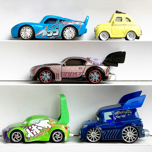 マテル カーズ #5 ダイノコ マックィーン ブースト ウィンゴ DJ Mattel Cars Dinoco Mcqueen Boost Wingo etc.5台セット