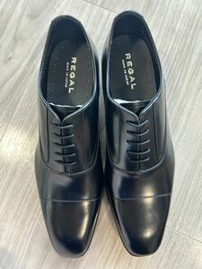 ビジネスシューズ 新品未使用　26.5cm REGAL 革靴 リーガル 黒 ブラック